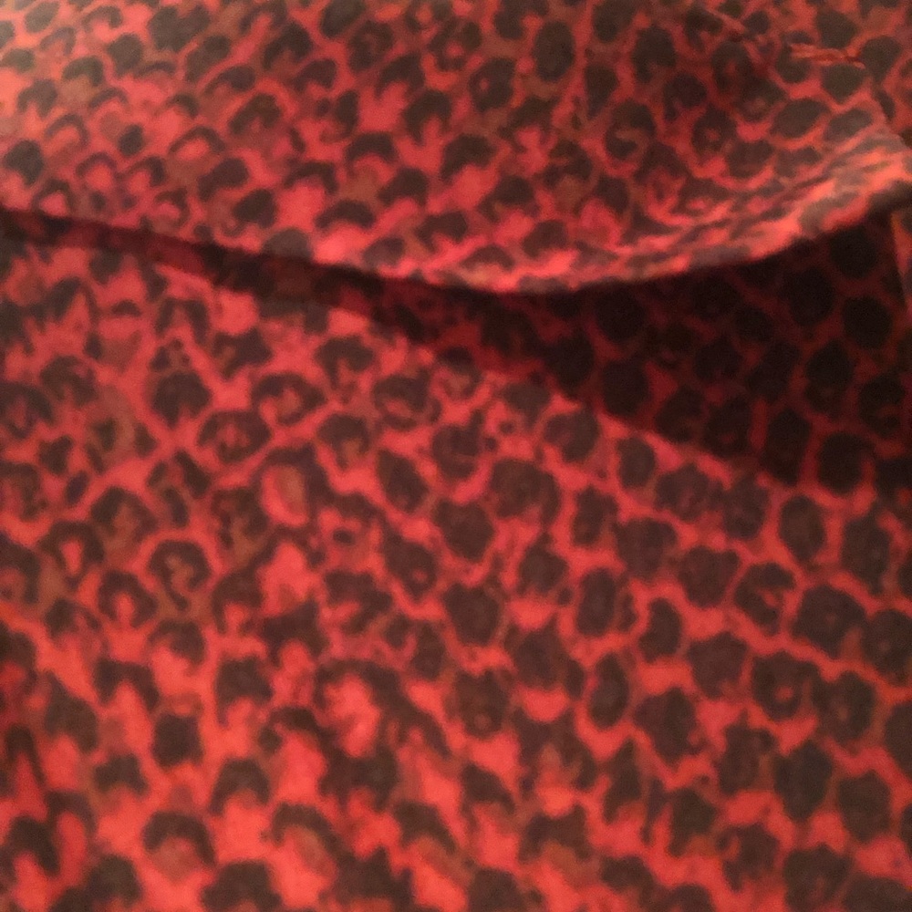 Red python blouse - Picture 6 of 7